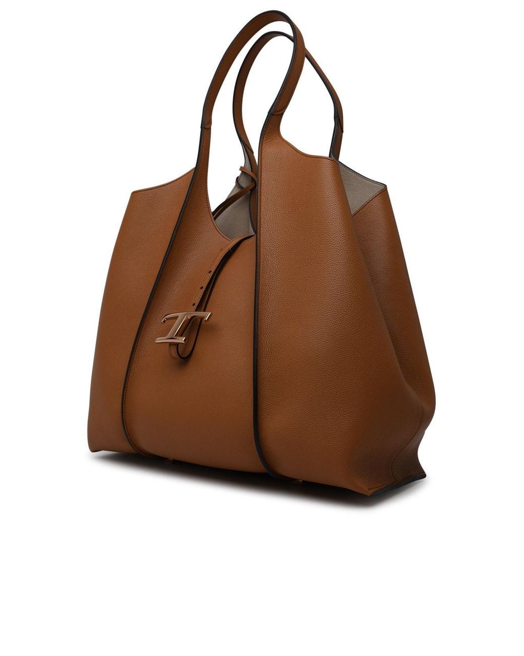 Tod's Brown Timeless Leather Shoulder Bag