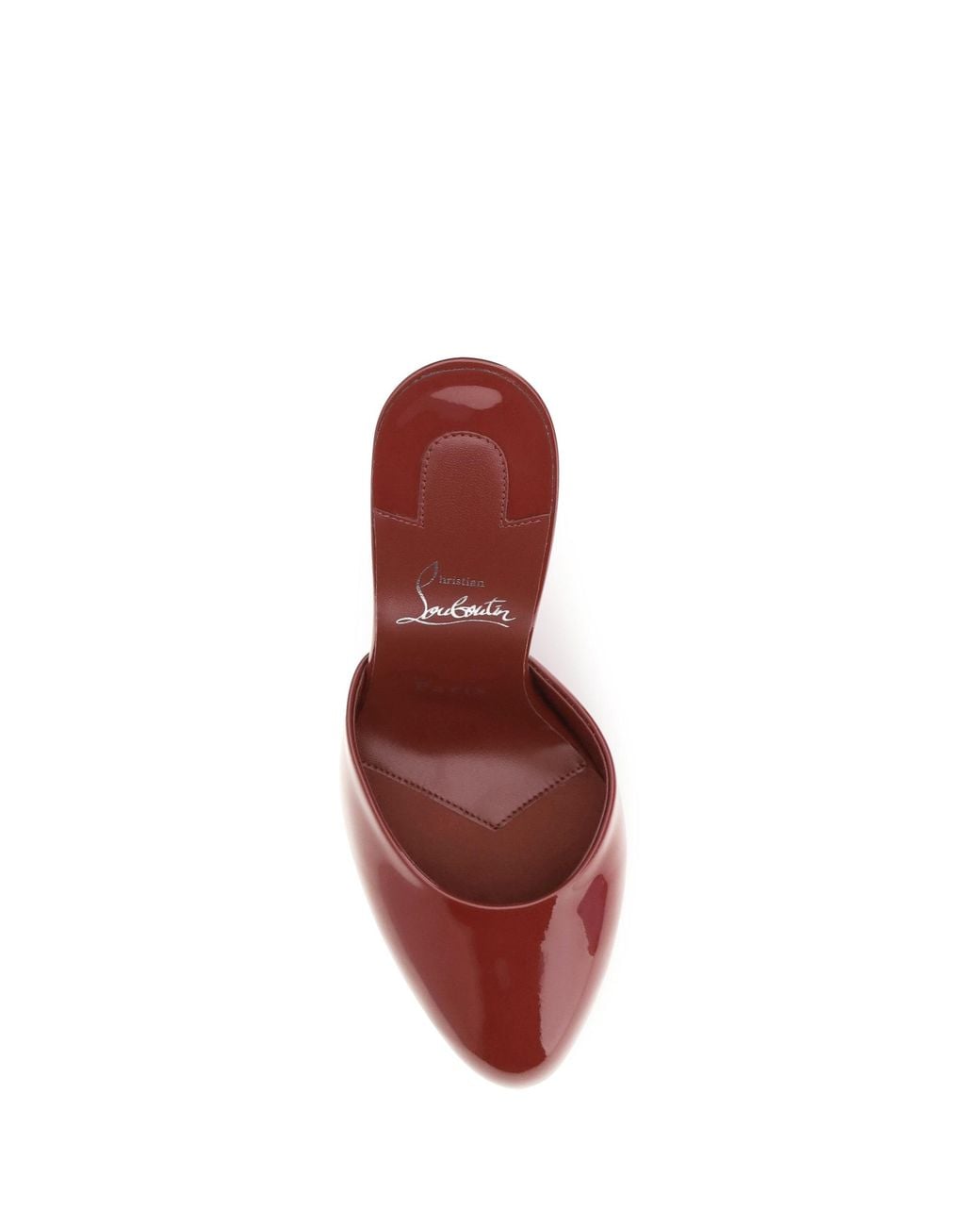 Christian Louboutin Pink Dolly Patent Leather Mules Empire