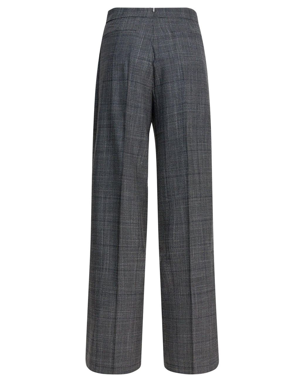 Sa Su Phi Gray Wool Silk Trousers