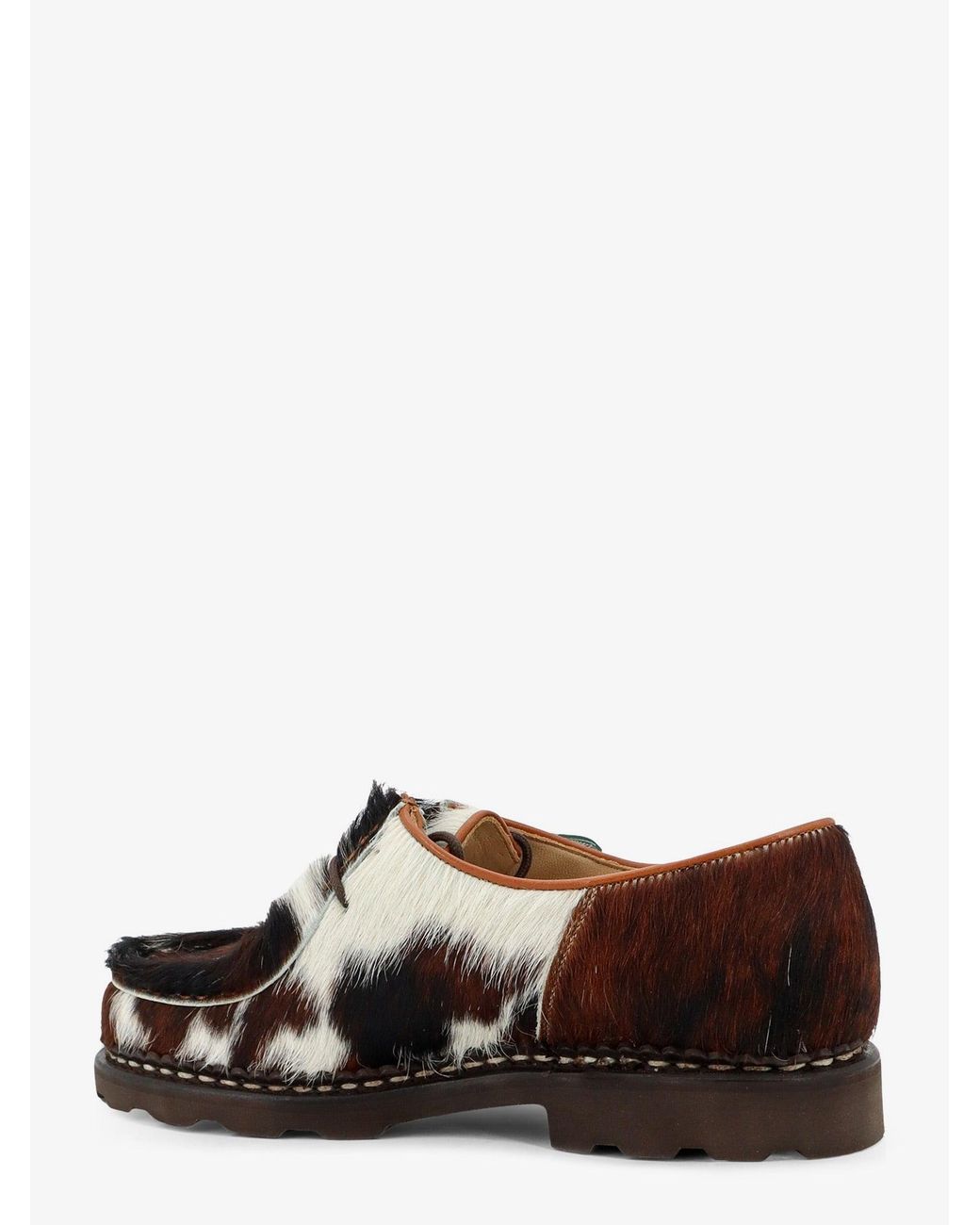 Paraboot White Michael Ponyskin Lace-Up for men