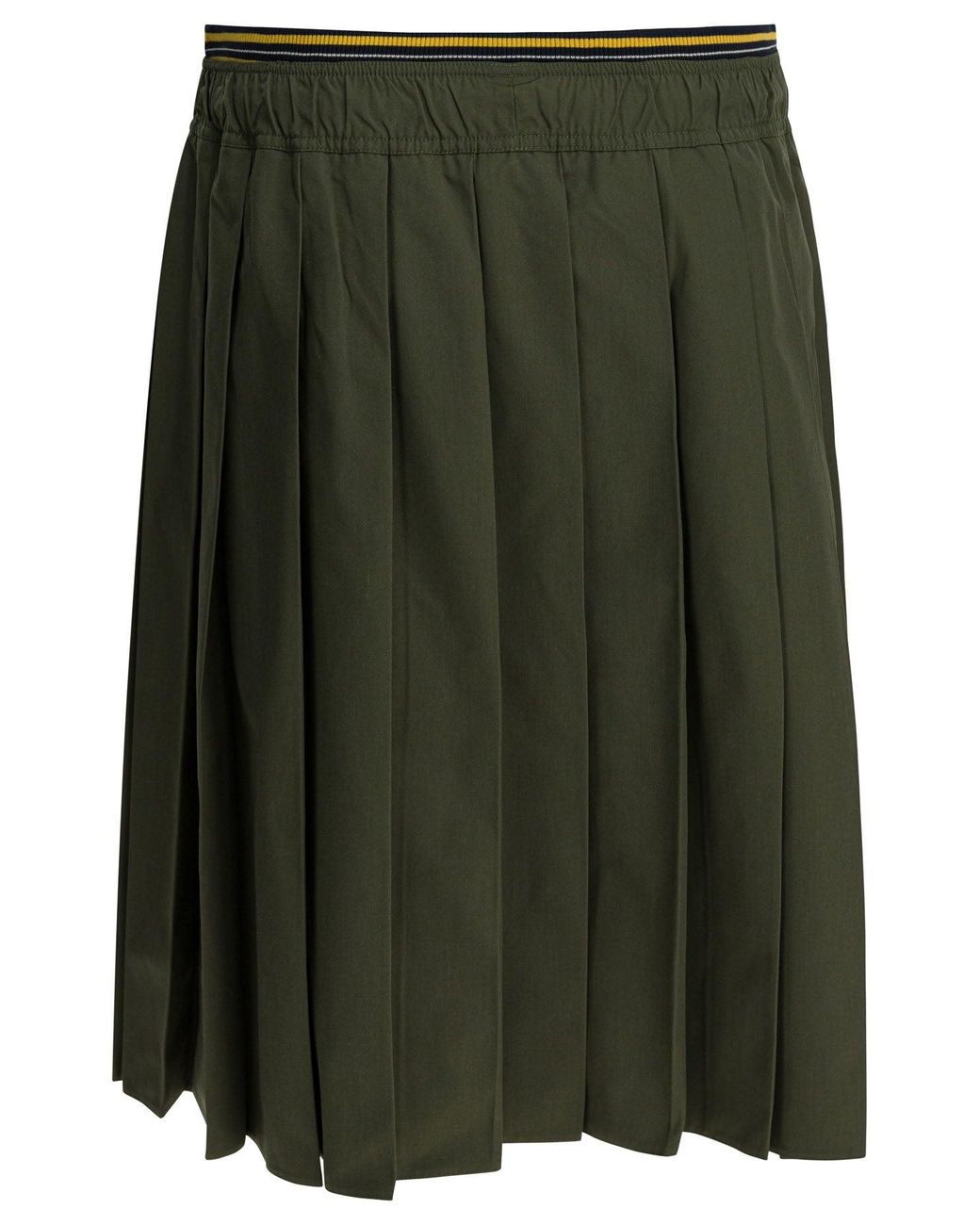 Prada Green Pleated Skirt Re-Nylon