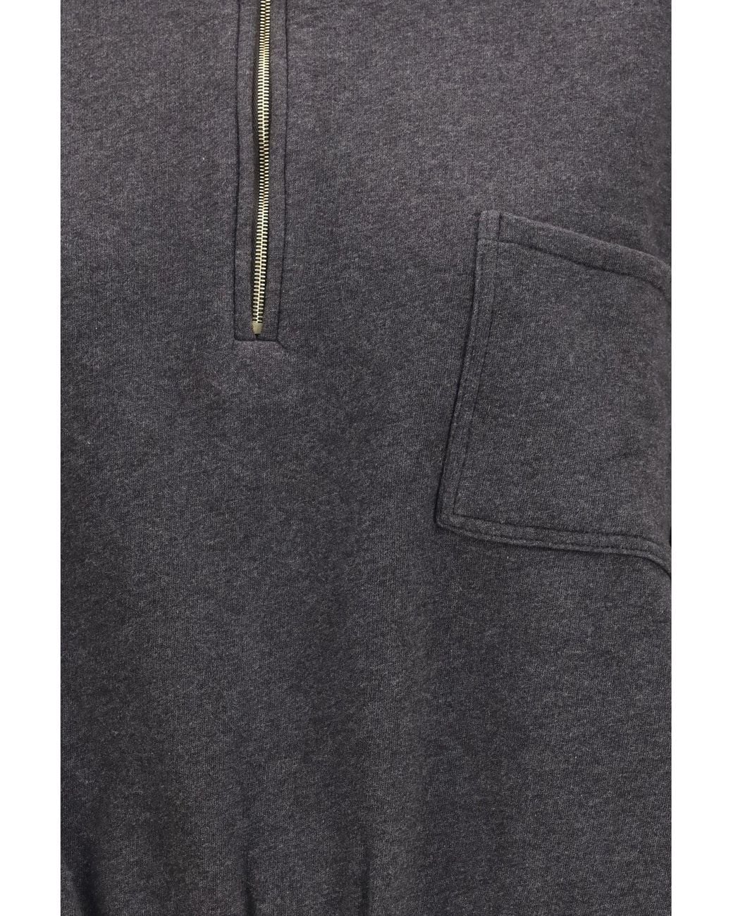 DARKPARK Gray Alva Crop Zip-Up Sweatshirt Dark