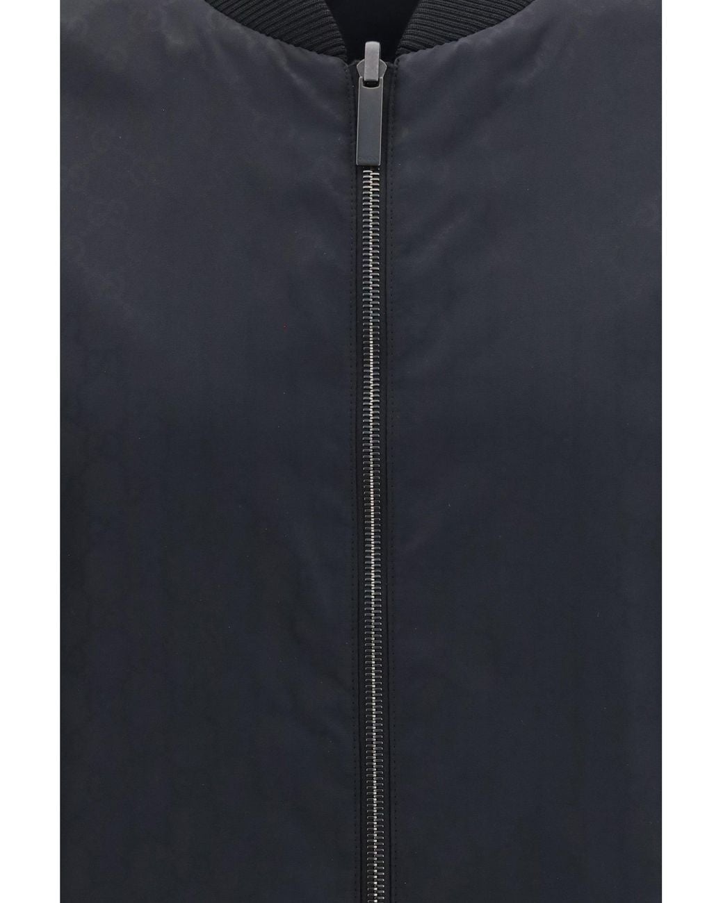Gucci Blue Jacket Reversible Zip Silk Faille for men