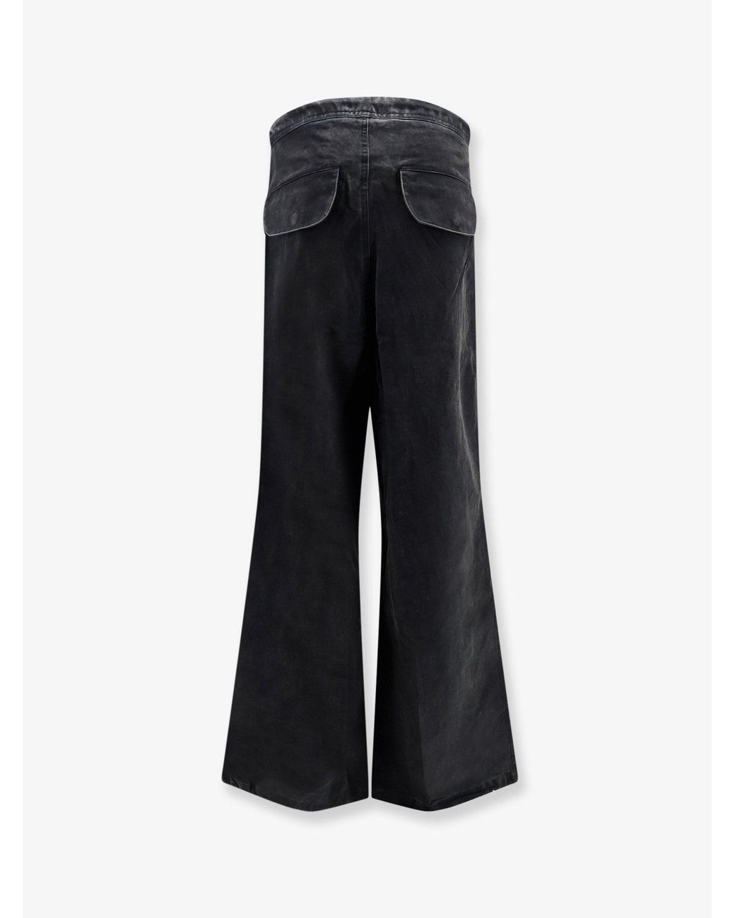Entire studios Black Barren Cargo Cotton Trousers
