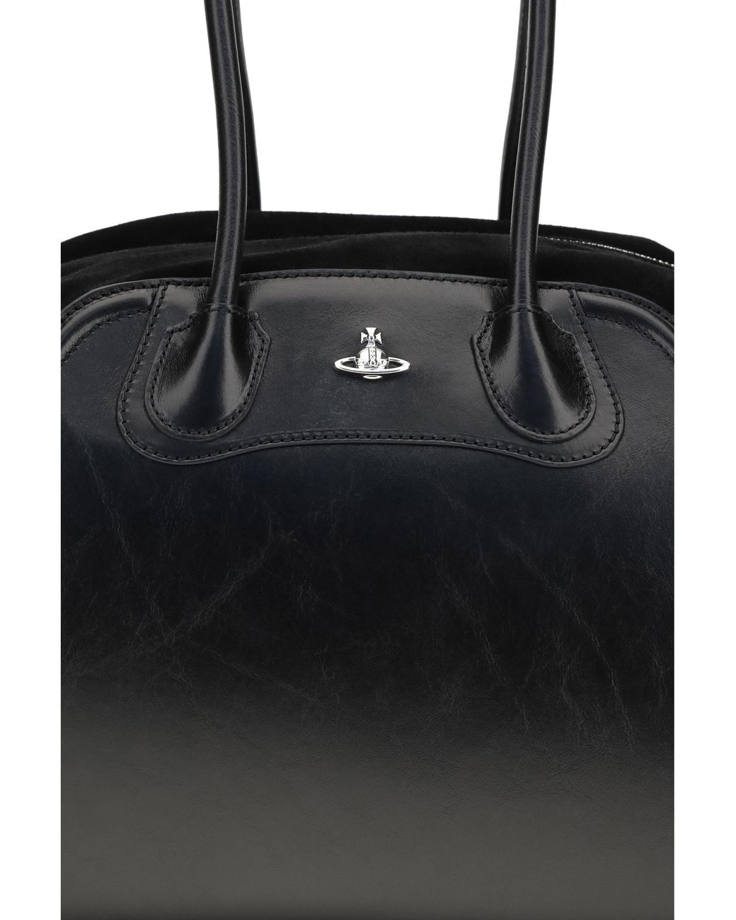 Vivienne Westwood Black Shirley Shoulder Bag