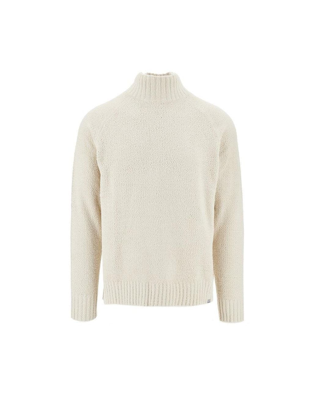 houdini White 'Lykan Crew' Sweater for men