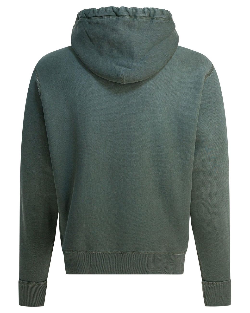 RRL Green "Collegiate" Hoodie for men