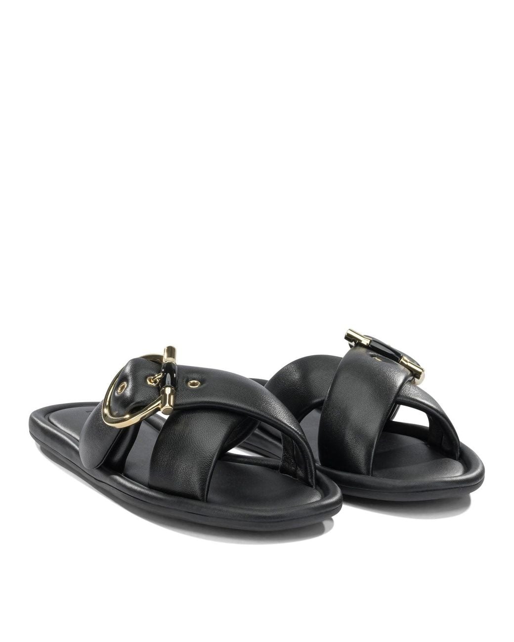 Ferragamo Black "Elyzia" Slide