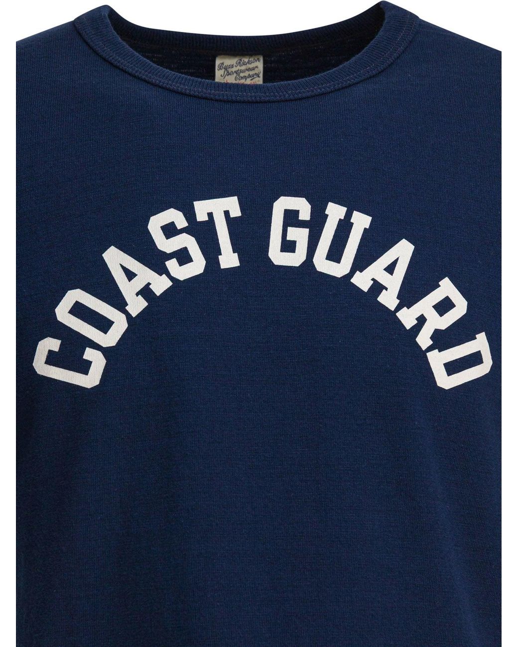 Buzz Rickson's Blue Cotton T-Shirt for men
