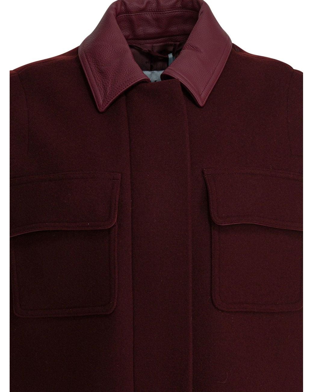 Max Mara Purple Sleeveless Jacket
