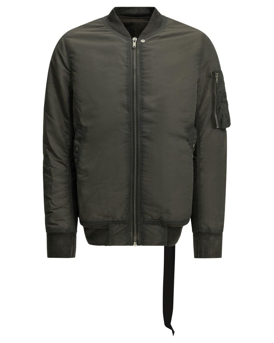Rick Owens Gray "Classic Flight" Bomber Jacket for men