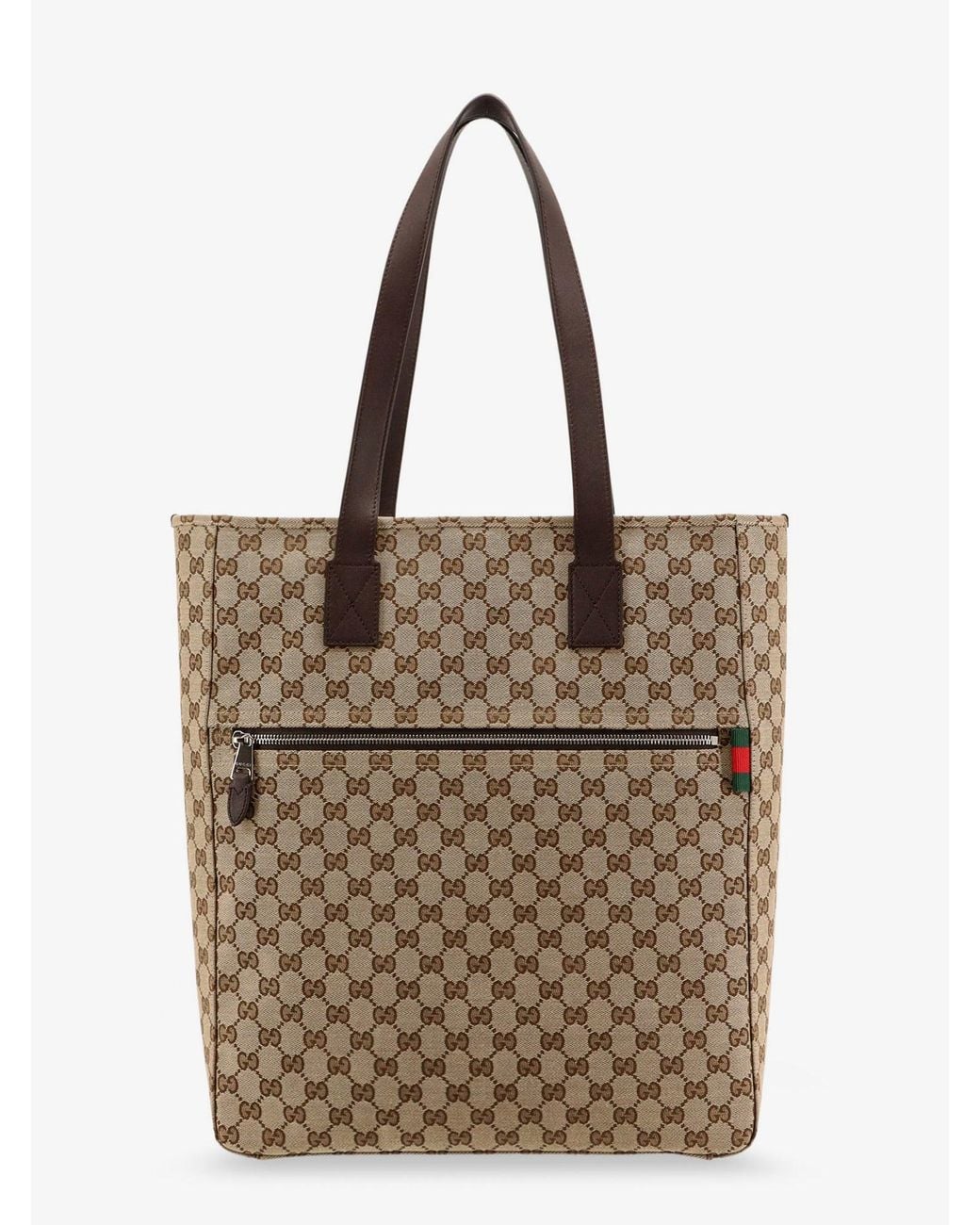 Gucci Natural Gg Fabric Shopping Bag for men