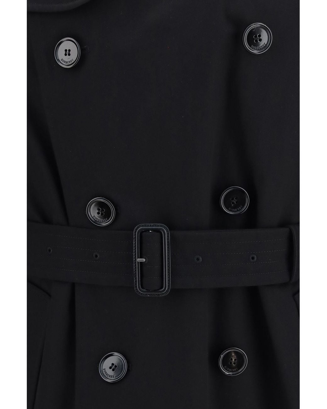 Burberry Black Trench Coat With Removable Padding for men