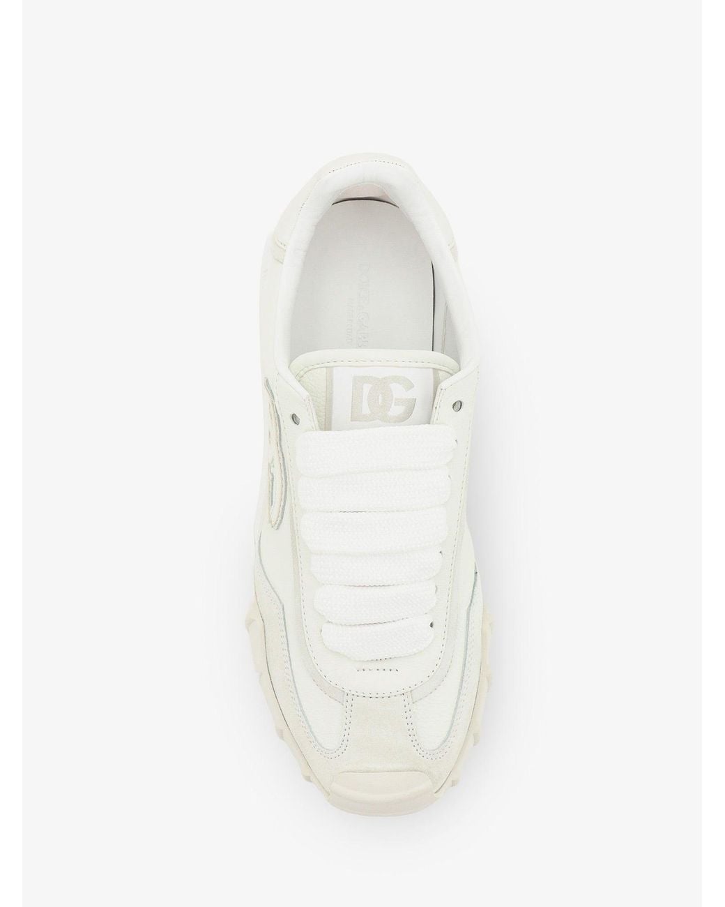 Dolce & Gabbana White Dg Athletic Low-Top Sneakers for men