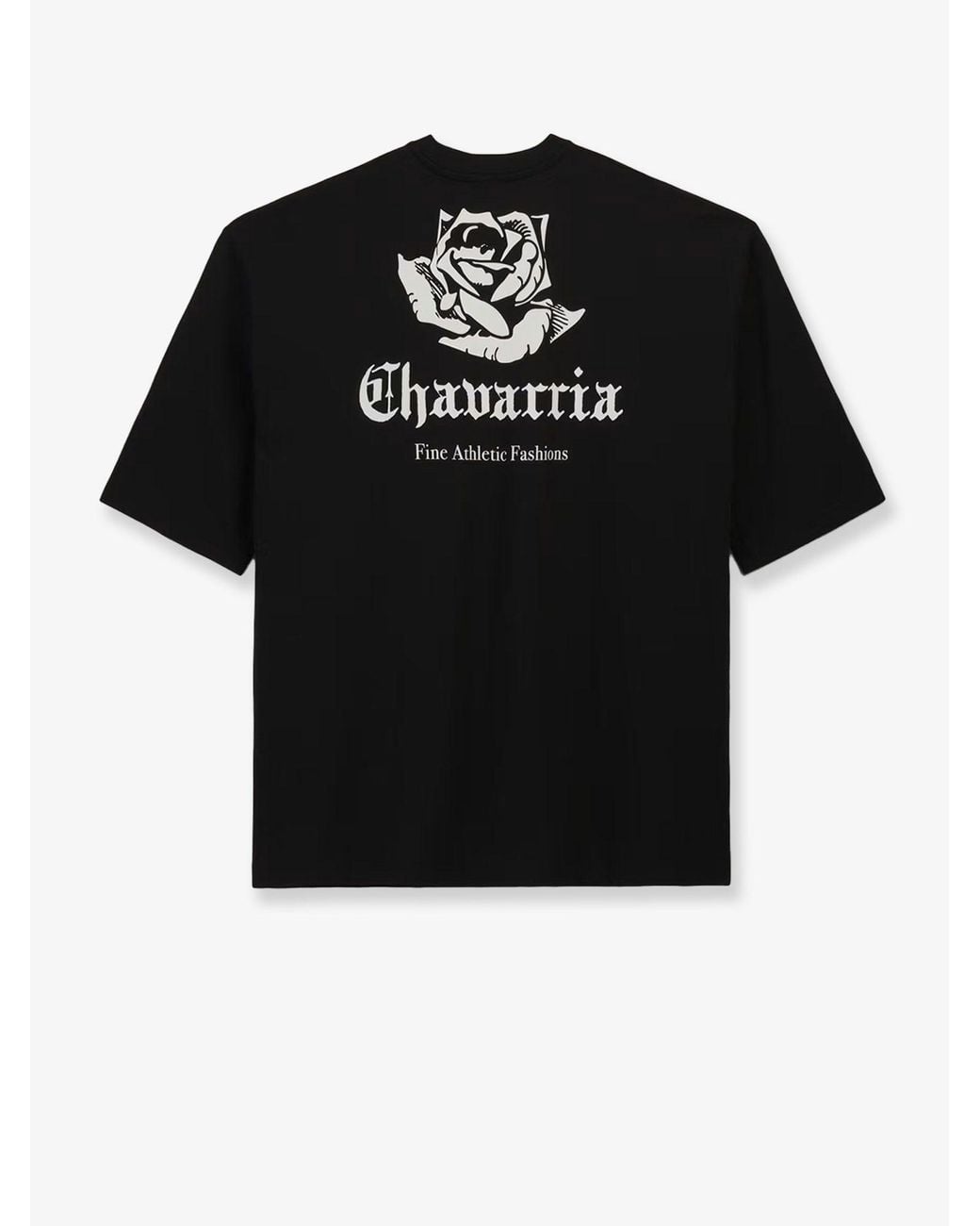 ADIDAS X WILLY CHAVARRIA Black Wc Logo Cotton T-Shirt for men