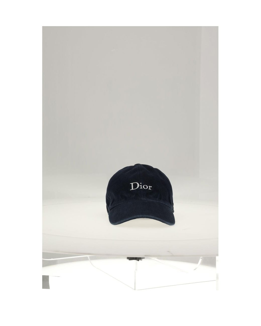 Dior White Baseball Hat for men