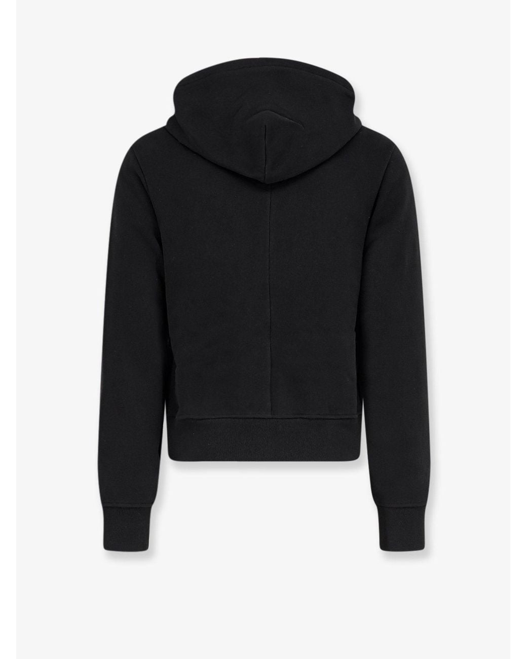 Entire studios Black Slim Zip Up Cotton Hoodie