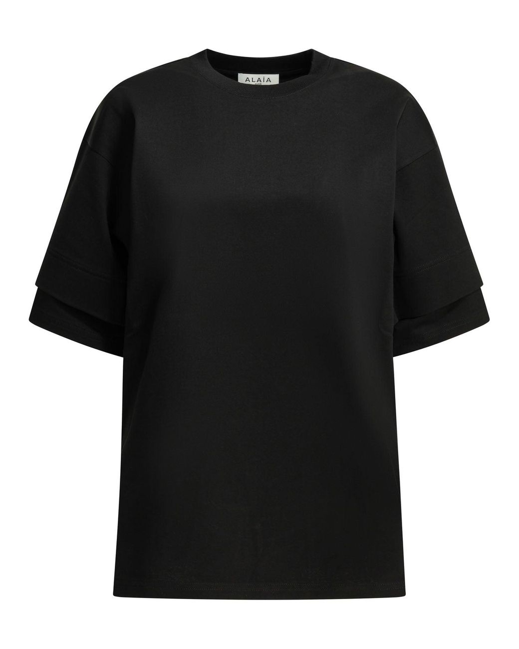 Alaïa Black Crew Neck T Shirt