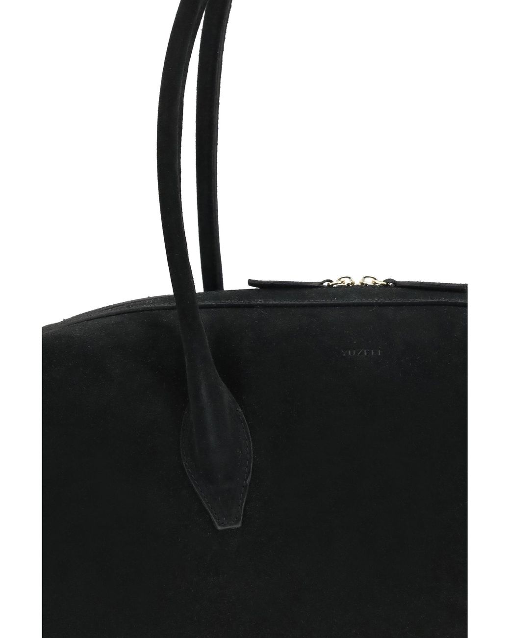 Yuzefi Black Shoulder Duffle Bag Brioche