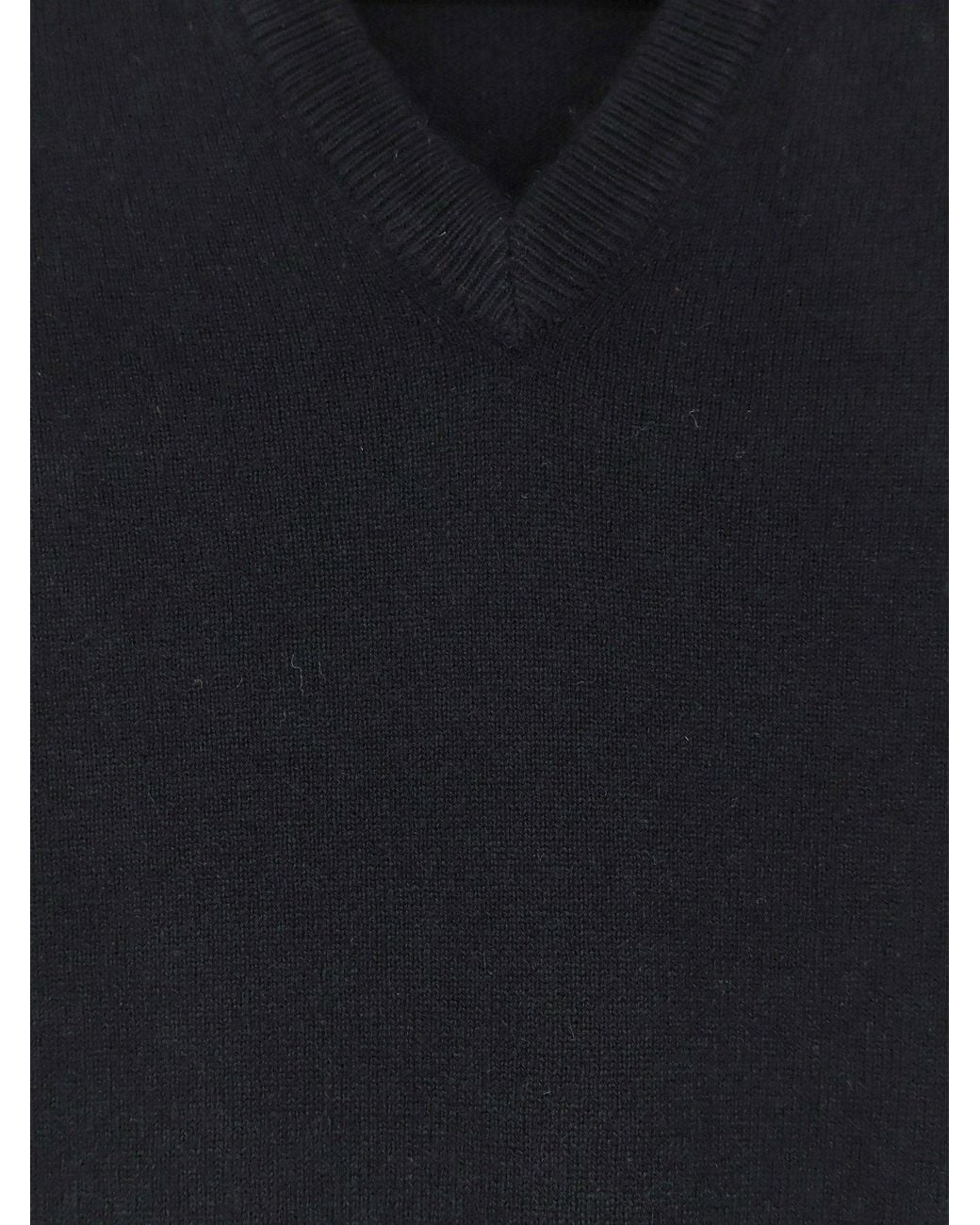 Brunello Cucinelli Blue Cashmere Sweater for men