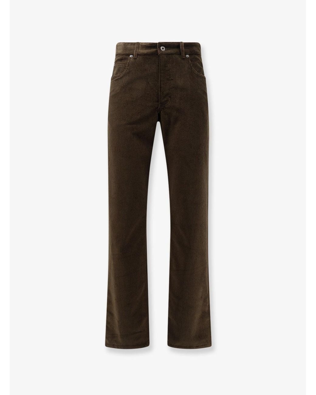 Loewe Gray Velvet Trousers for men