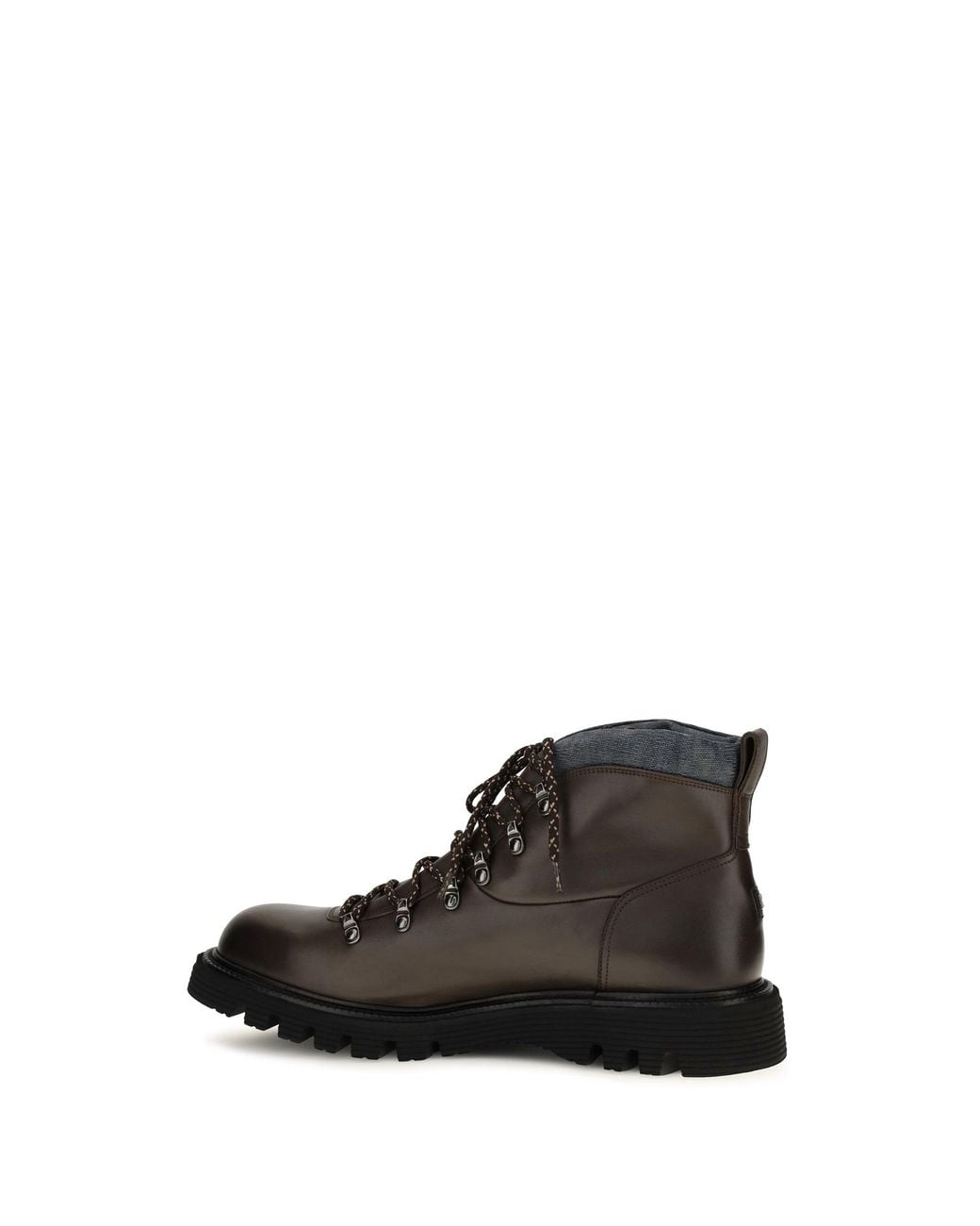 Fratelli Rossetti White Leather Lace-Up Boots Dark for men