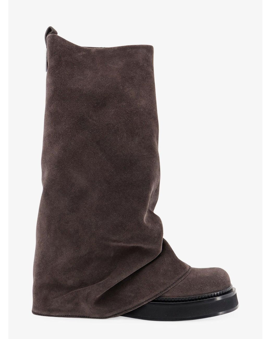 The Attico Brown Robin Suede Boots
