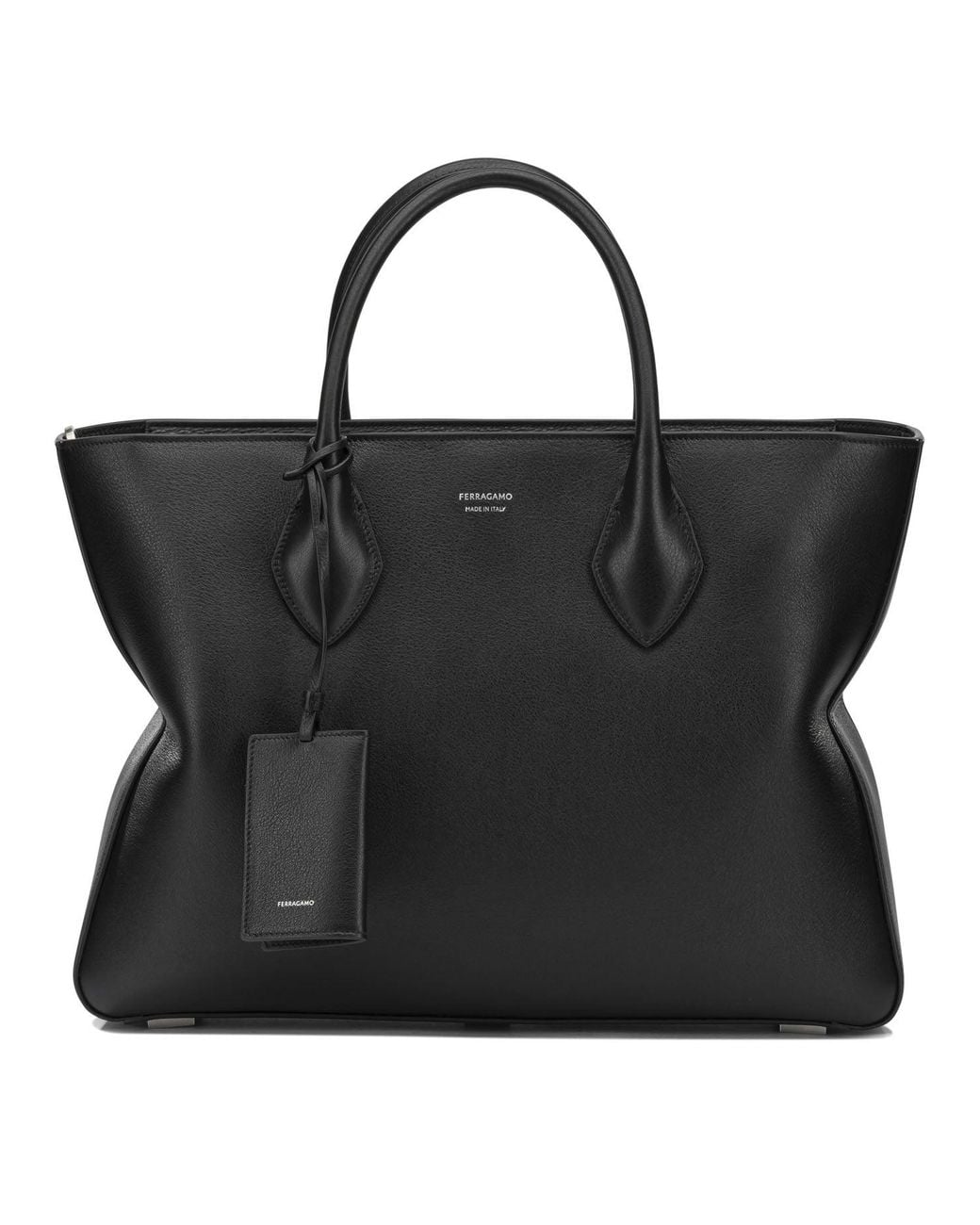 Ferragamo Black Large "Star" Handbag