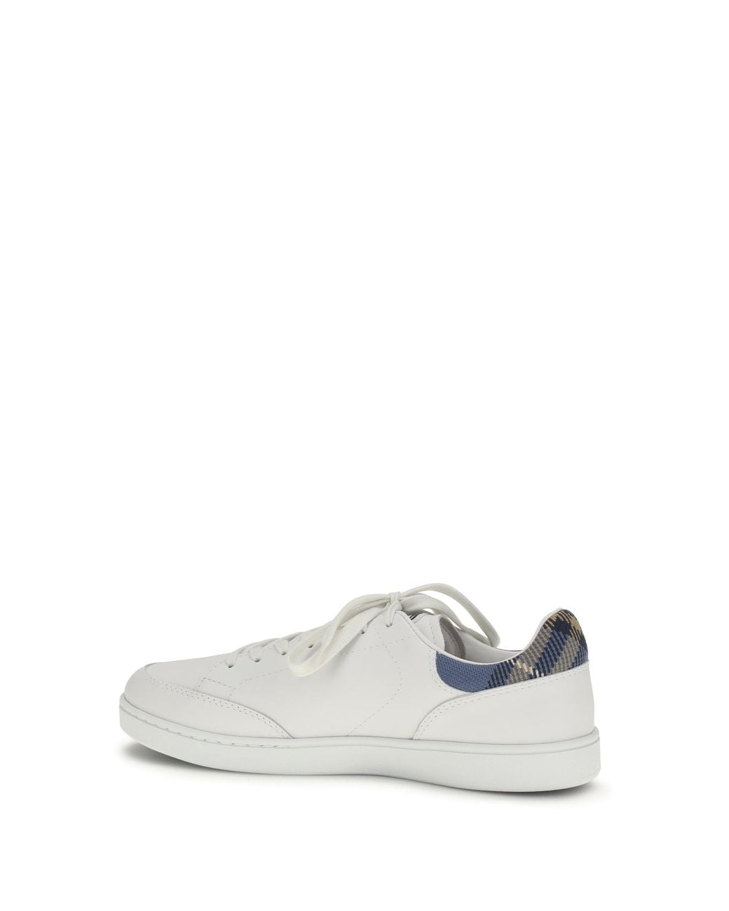 Burberry White Set Leather Sneakers for men