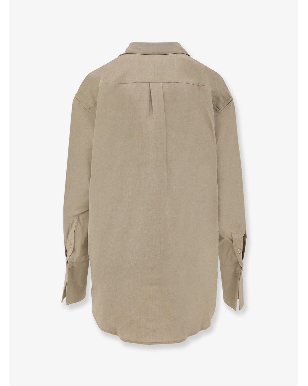 Totême Natural Viscose And Wool Shirt