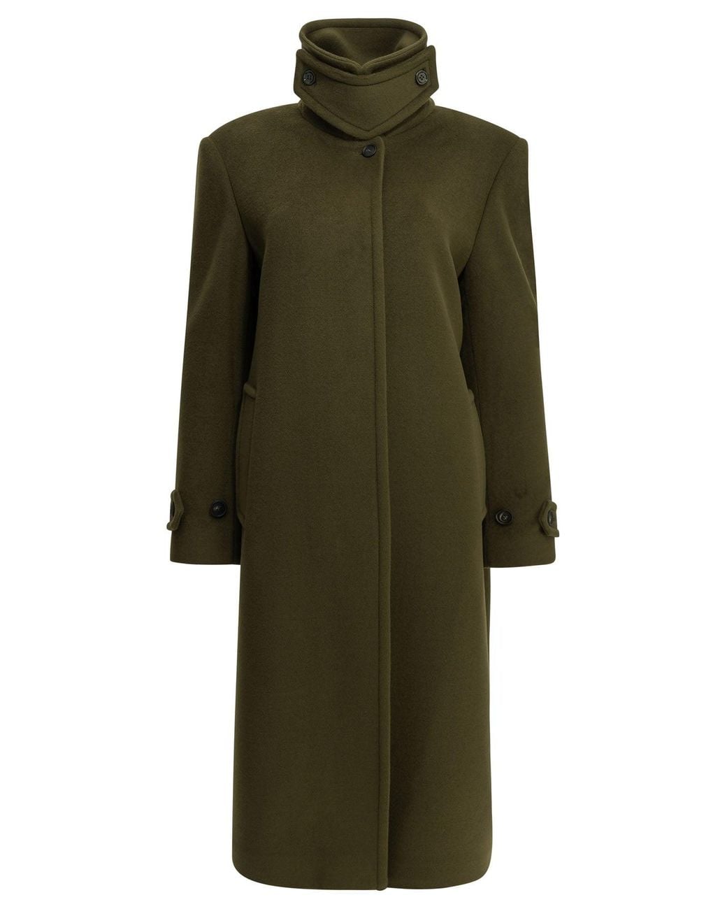 Tagliatore Green "Bethany" Long Coat