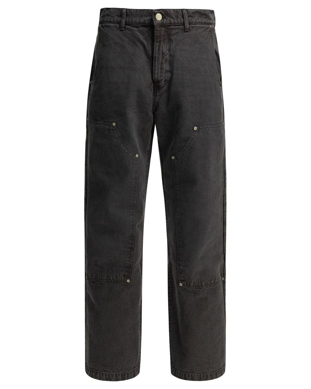 mfpen Gray "Double Knee" Straight Leg Jeans