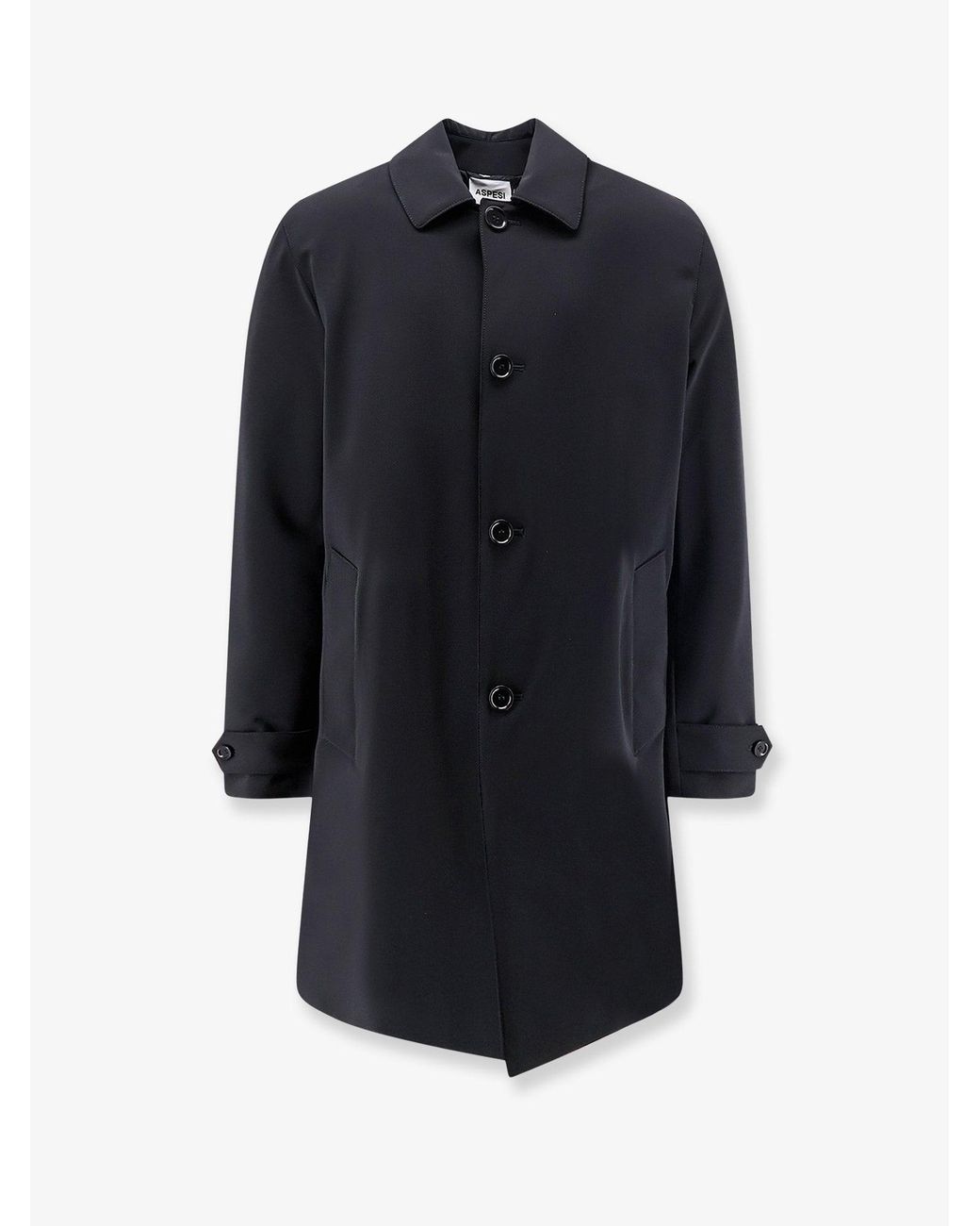 Aspesi Blue Perfetto Waterproof Coat for men