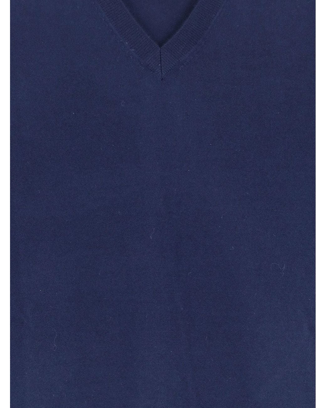 Aspesi Blue Virgin Wool Sweater