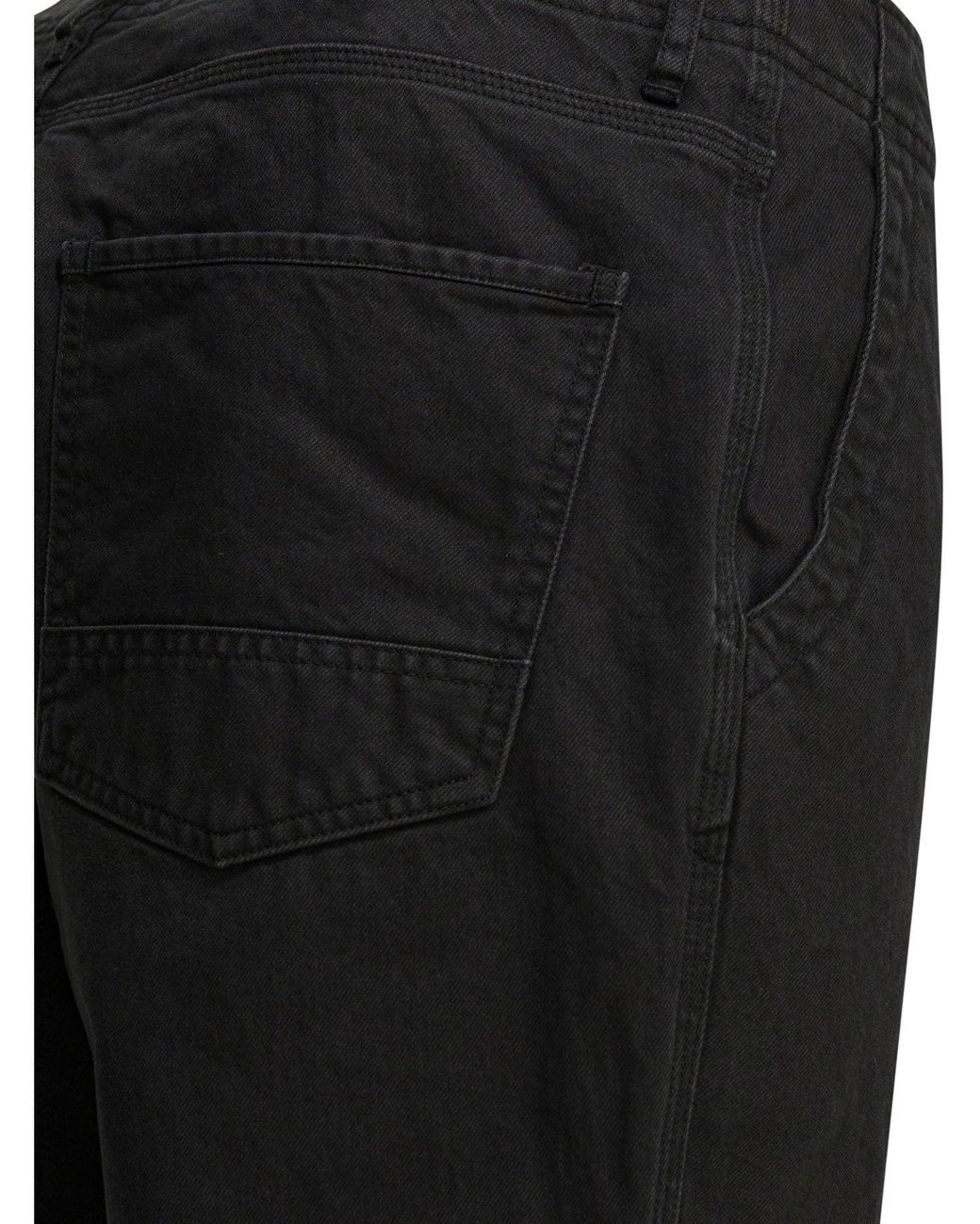 Nonnative Black Cotton Work Pants for men