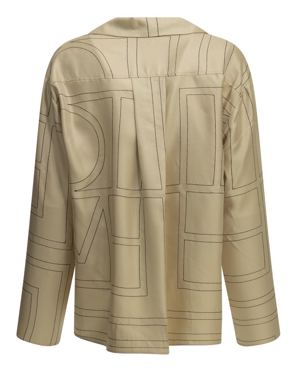Totême Green "Monogram" Casual Shirt