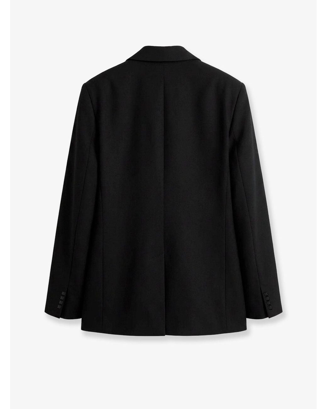 Totême  Black Tailored Wool Blend Blazer