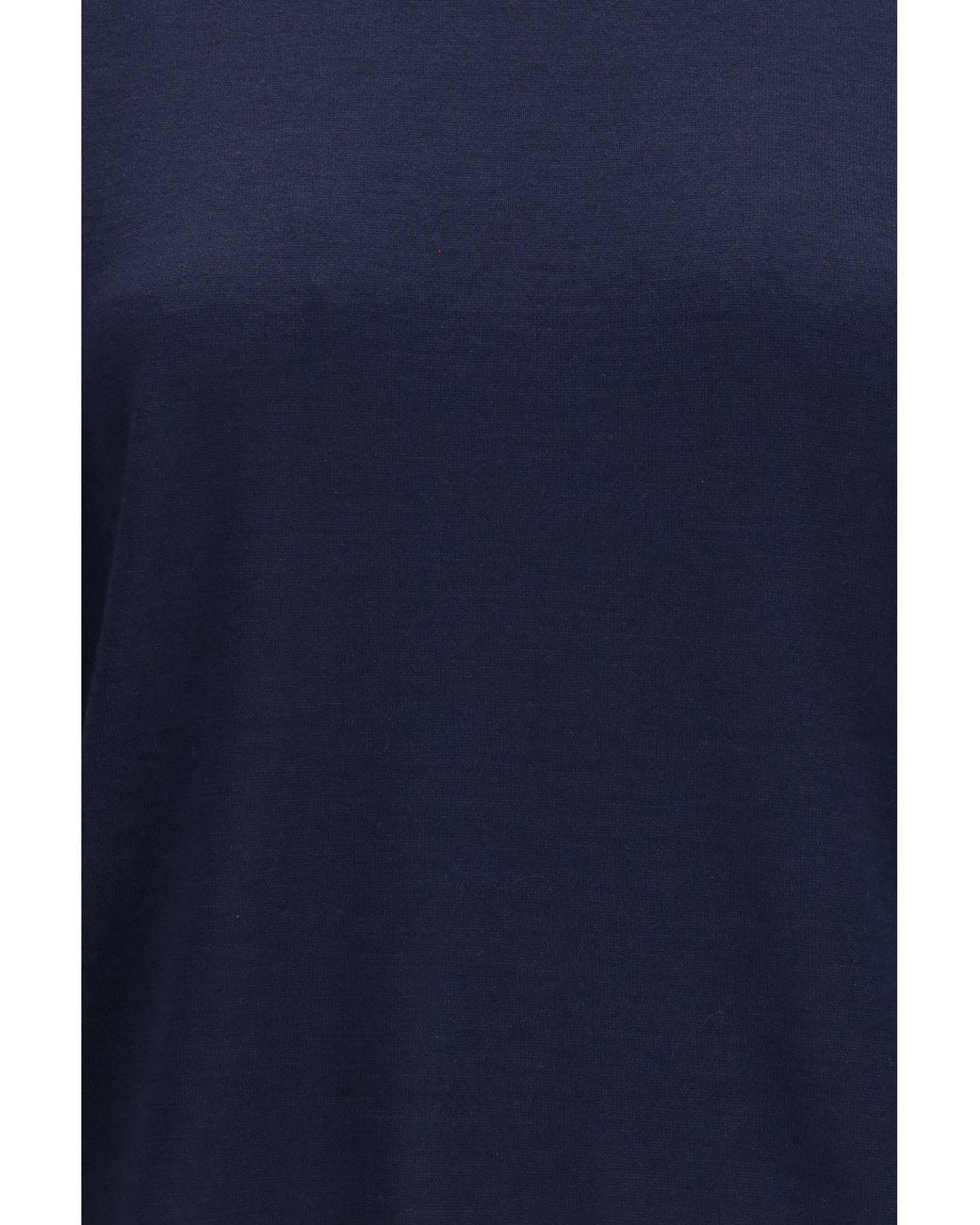 Brunello Cucinelli Blue Short-Sleeve Cashmere And Silk Sweater