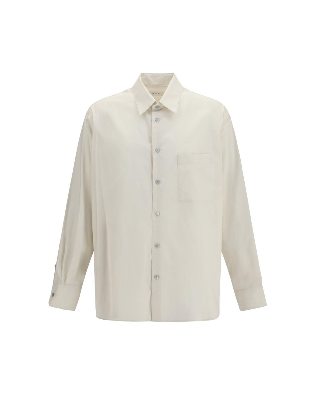 Lemaire White Shirt With Chest Pocket for men