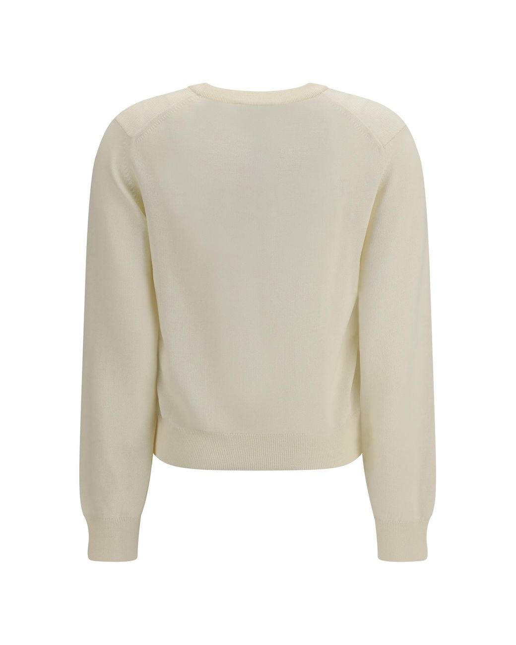 Maison Kitsuné White Jumper Baby Fox Merino