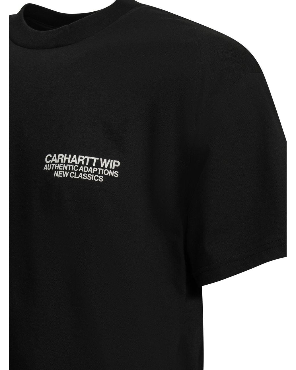 Carhartt Black "S/S Sean Hamilton 03" Crew-Neck T-Shirt for men