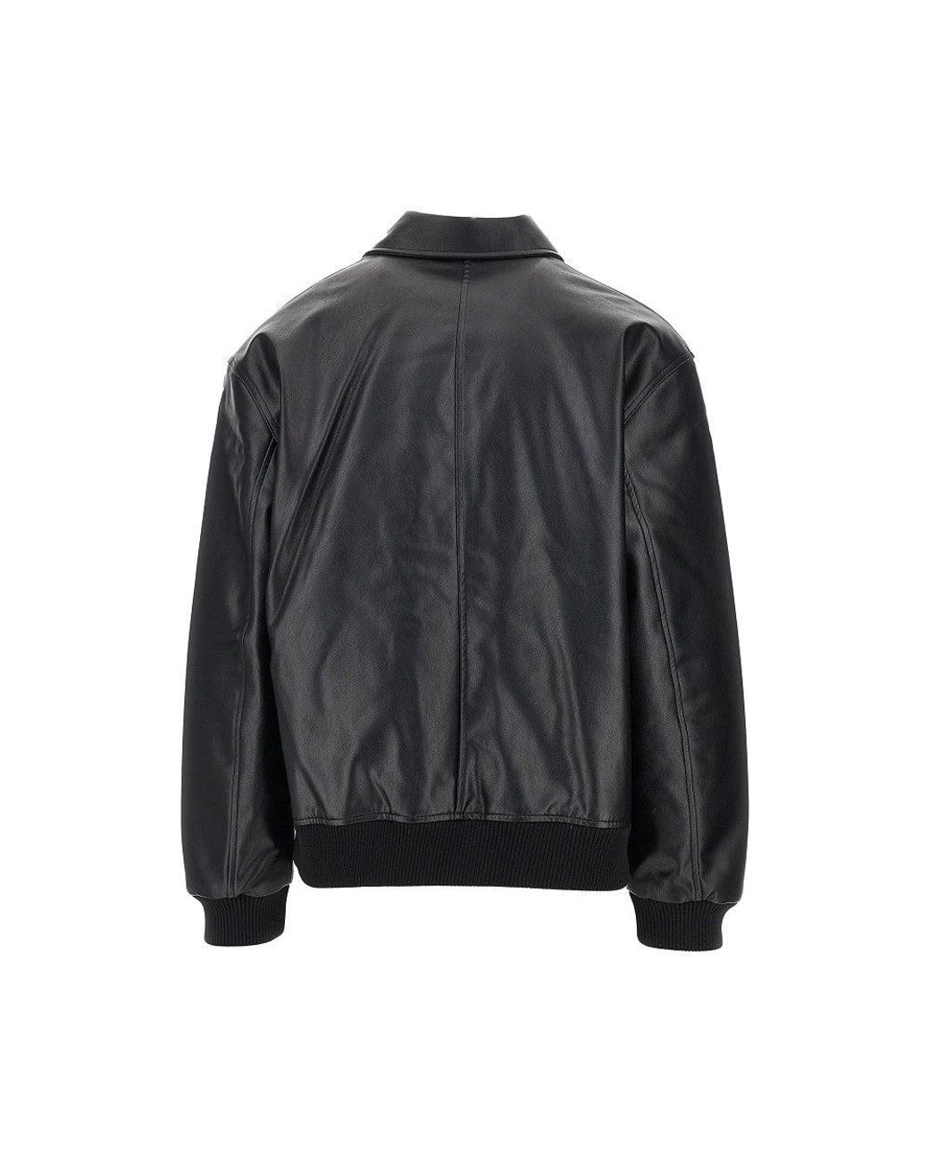 Carhartt Gray 'Arizona' Faux Leather Jacket for men