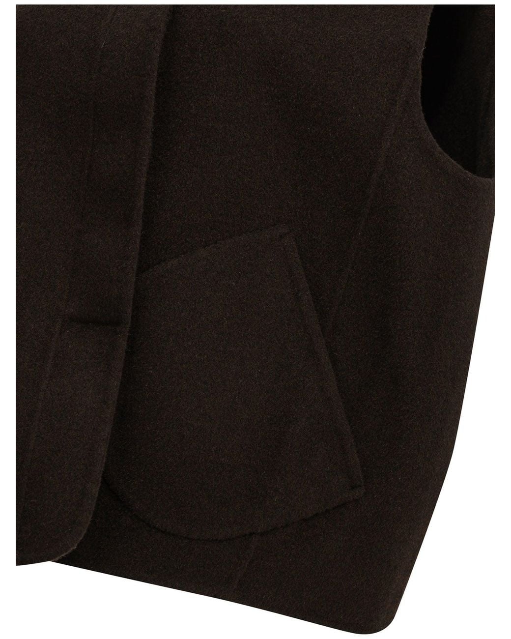 Soeur Black Adeline Sleeveless Jacket