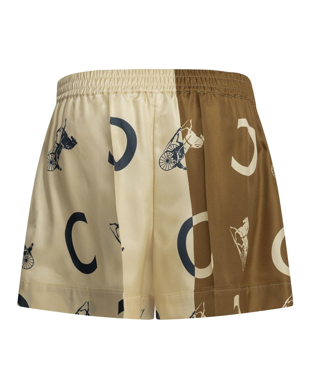 Céline Natural Silk Shorts