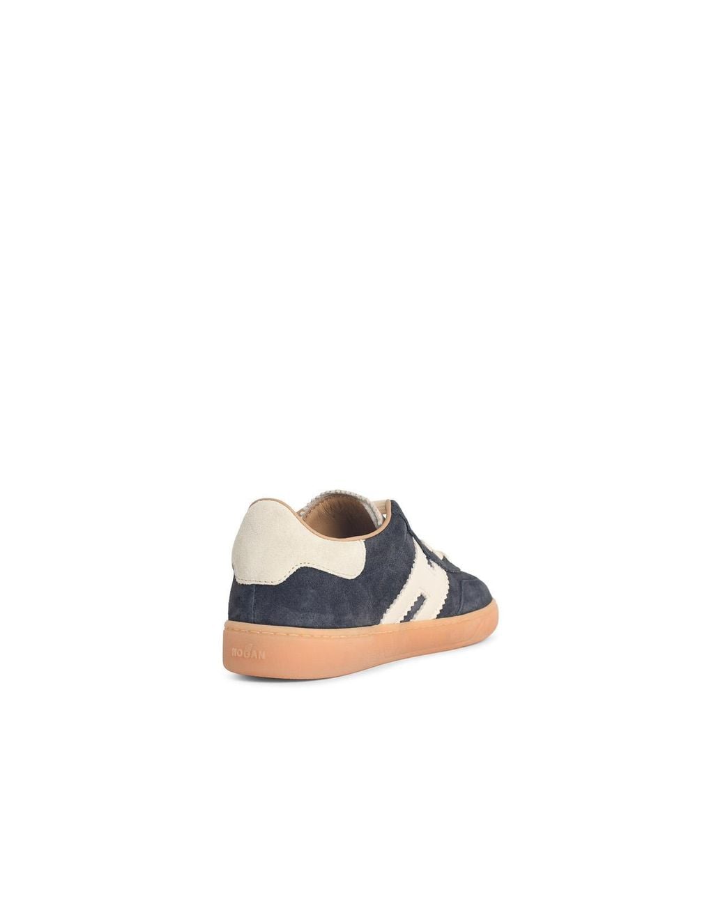 Hogan Blue Silk And Nylon Low-Top Sneakers