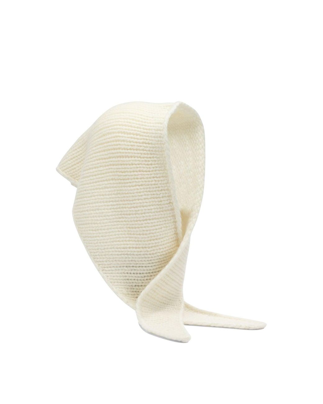Céline White Wool And Cashmere Scarf