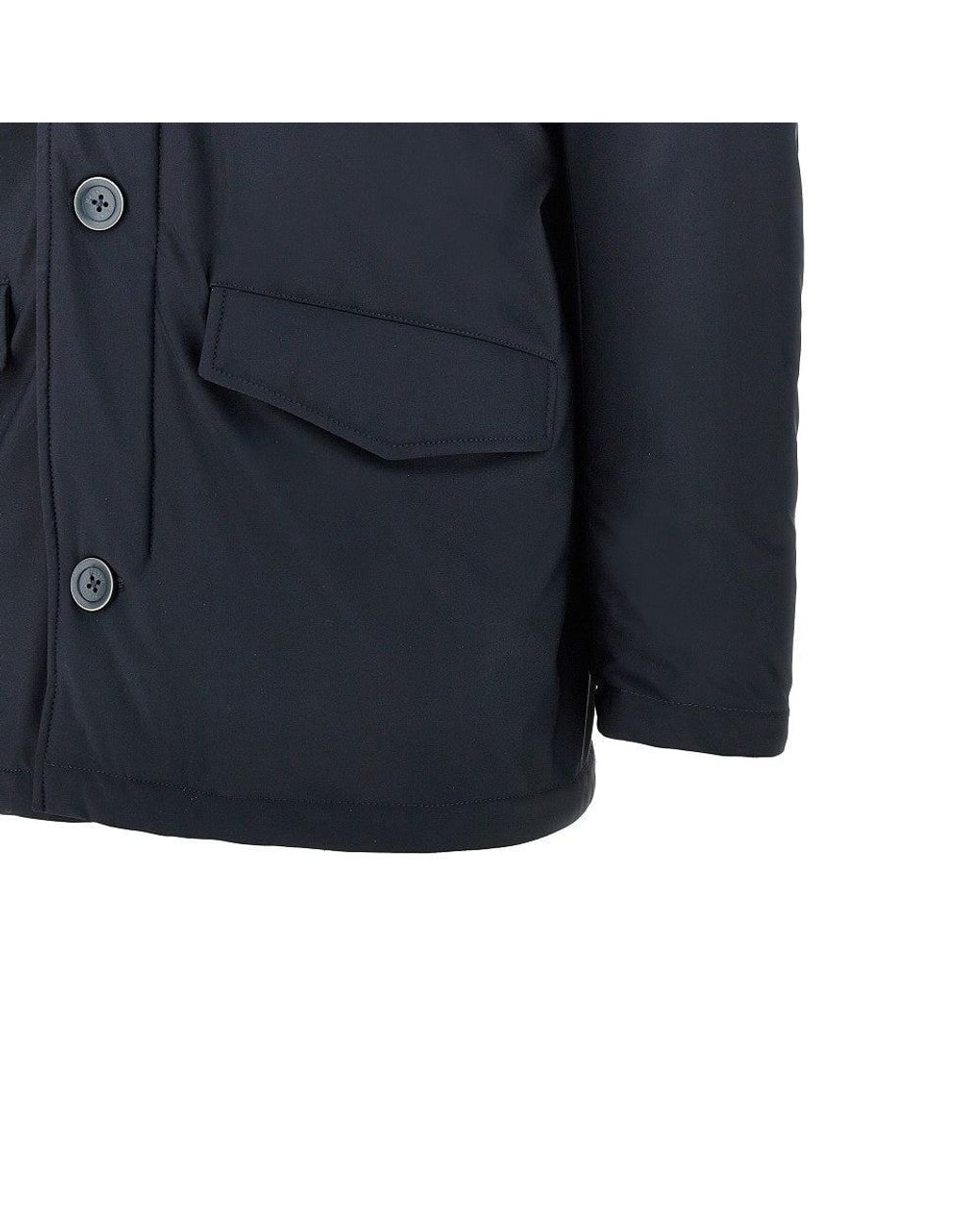 Herno Blue Sub-Zero Stretch Nylon Down Jacket for men