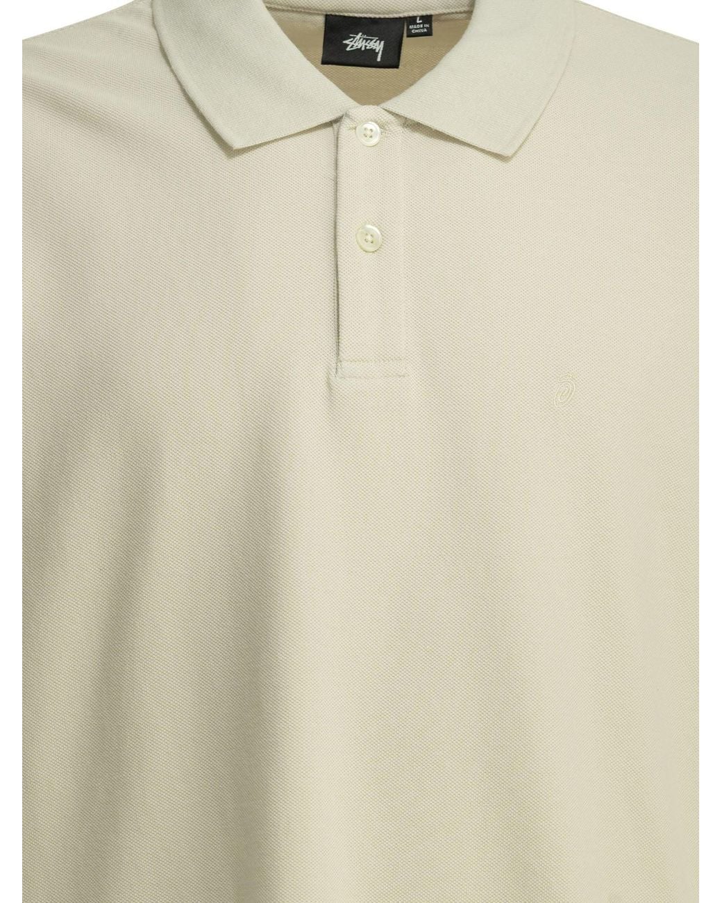 Stussy White Polo Shirt Off for men
