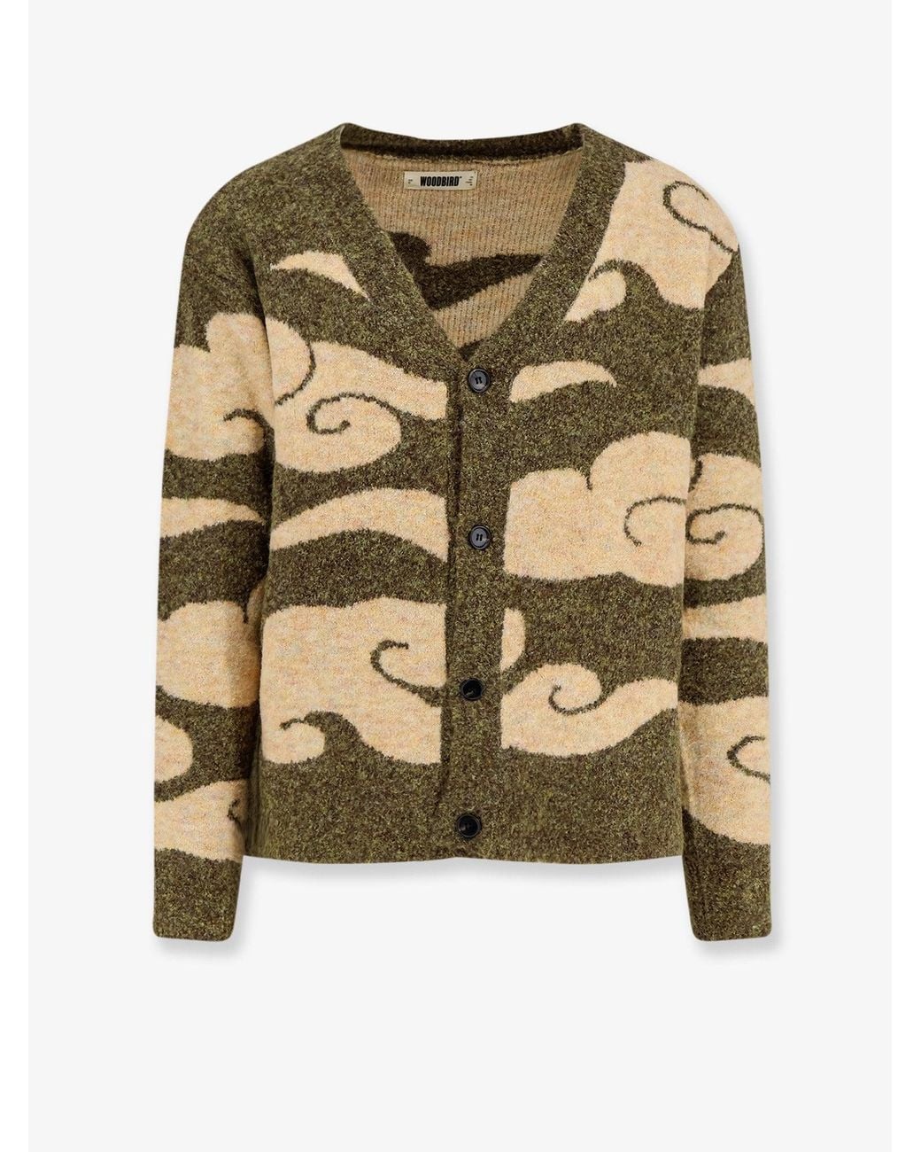Woodbird Metallic Wbkoon Cloud Cardigan for men