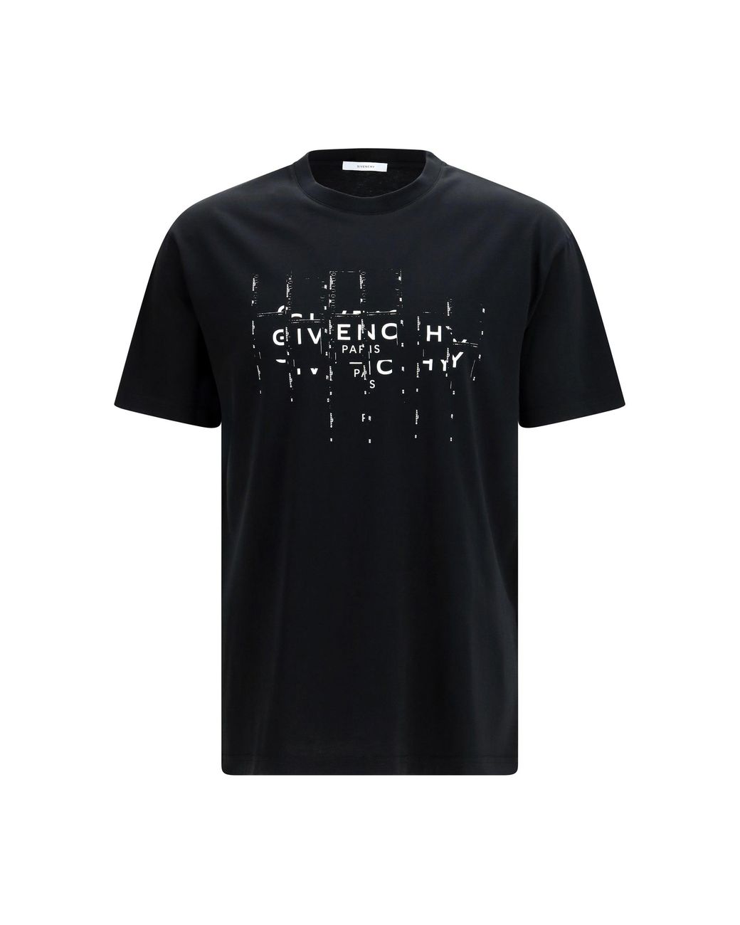 Givenchy Black Photographic Negative Cotton T-Shirt for men